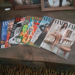 Bundle of 5 2021 Vanity Fair Magazine fashion mags
